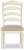 Ashley Realyn Chipped White 9-Piece Dining Set with Rectangular Table, 6 Ladderback Chairs and 2 Ribbon Back Chairs