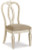 Ashley Realyn Chipped White 9-Piece Dining Set with Oval Table and 8 Ribbon Back Chairs