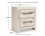 Ashley Lawroy Light Natural King Panel Storage Bed with Dresser and 2 Nightstands