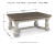 Ashley Havalance Gray White Coffee Table with 1 End Table