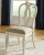 Ashley Realyn Chipped White Dining Table and 6 Chairs with Storage D743/35/02(6)/60