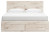 Ashley Lawroy Light Natural King Panel Storage Bed and 2 Nightstands B100/14/B2310/56S/58/60(2)/92(2)