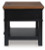 Ashley Wildenauer Brown Black End Table