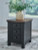 Ashley Wildenauer Brown Black Chairside End Table