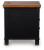 Ashley Wildenauer Brown Black Chairside End Table