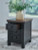 Ashley Wildenauer Brown Black Chairside End Table