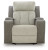 Ashley Stately Check Sisal Power Recliner