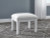 Ashley Chalanna White Vanity Stool
