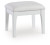 Ashley Chalanna White Vanity Stool