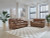 Ashley Whitlock Caramel Sofa and Loveseat