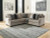 Ashley Bovarian Stone 2-Piece Sectional  Right Arm
