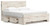 Ashley Lawroy Light Natural King Panel Bed with Storage, Dresser and 2 Nightstands