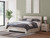 Ashley Lawroy Light Natural King Panel Bed with Storage, Dresser and 2 Nightstands B100/14/B2310/56/58/60(2)/31/92(2)
