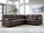 Ashley Whitlock Umber 3-Piece Sectional 27705/46/56/66