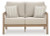 Ashley Hallow Creek Driftwood Outdoor Sofa and Loveseat with Coffee Table