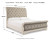 Ashley Realyn Chipped White California King Sleigh Bed