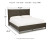 Ashley Arkenton Grayish Brown King Panel Bed with Mirrored Dresser and 2 Nightstands
