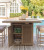 Walton Bridge Driftwood Outdoor Bar Table and 4 Barstools