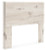 Benchcraft Lawroy Light Natural Full Panel Headboard, Dresser, Mirror and 2 Nightstands
