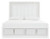 Ashley Chalanna White California King Upholstered Storage Bed