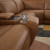 Ashley Rally-Up Caramel 5-Piece Power Reclining Sectional with Console U10700/46A/57/58/62/77