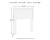 Ashley Hallityn White Twin Panel Headboard