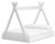 Ashley Hallityn White Full Tent Bed, Dresser and Nightstand