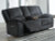 Ashley Draycoll Slate Power Reclining Loveseat with Console