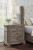 Ashley Ardenfield Light Brown King Upholstered Sleigh Bed, Dresser, Mirror and Nightstand