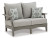 Visola Gray Outdoor Sofa, Loveseat and 2 Lounge Chairs with Coffee Table and End Table