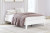 Ashley Hallityn White Full Platform Bed and Dresser