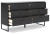 Ashley Socalle Black Twin Panel Platform Bed, Dresser and Nightstand