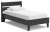 Ashley Socalle Black Twin Panel Platform Bed, Dresser and Chest