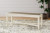 Ashley Bolanburg Two-tone Dining Table and 4 Chairs and Bench