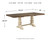 Ashley Bolanburg Two-tone Dining Table and 4 Chairs and Bench D647/25/01(2)/02(2)/00