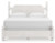Ashley Chadworth Antique White King Poster Bed, Dresser and Nightstand