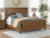 Ashley Chadworth Brown California King Poster Bed with Dresser and Chest