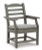 Visola Gray Outdoor Dining Table and 4 Chairs