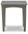 Visola Gray Outdoor Coffee Table with 2 End Tables