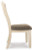 Ashley Bolanburg Two-tone Rake-Back Dining Chairs (Set of 2)