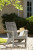 Ashley Visola Gray Outdoor Chair with End Table