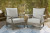 Ashley Visola Gray Lounge Chair with Cushion (Set of 2)