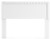 Ashley Hallityn White Full Panel Headboard