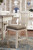 Ashley Bolanburg Two-tone 7-Piece Counter Height Dining Set with Table and 6 Rake-Back Barstools