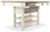 Ashley Bolanburg Two-tone Counter Height Dining Table and 4 Barstools and Bench