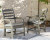 Ashley Visola Gray Arm Chair with Cushion (Set of 2)