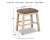 Ashley Bolanburg Two-tone 5-Piece Counter Height Dining Set with Table and 4 Rake-Back Barstools