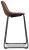 Ashley Centiar Black Pub Height Bar Stool (Set of 2)