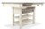 Ashley Bolanburg Two-tone Counter Height Storage Dining Table