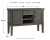Ashley Hallanden Gray Dining Table and 6 Chairs with Storage